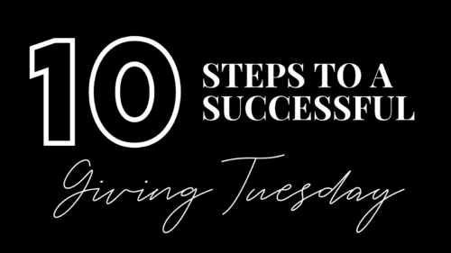 giving tuesday 10 steps to success