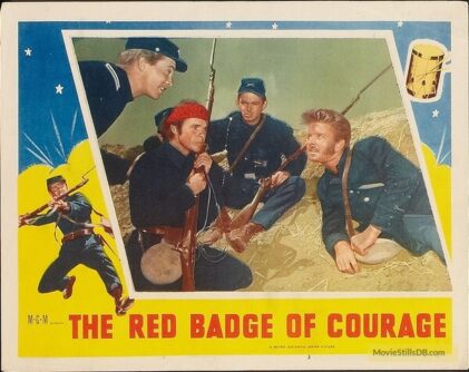 the red badge of courage lobby card ..1951 ..bygone cinema.